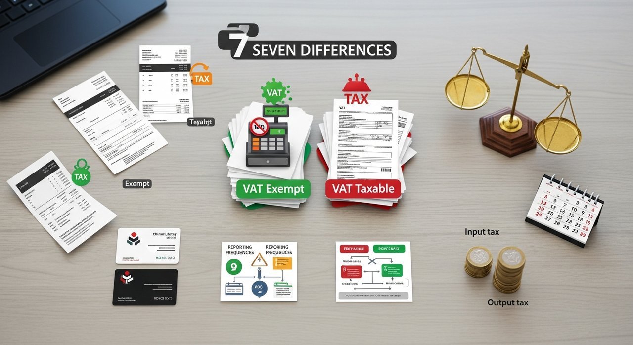 부가가치세 면세사업자와 과세사업자 차이 자세히 설명, 완벽 가이드 7가지!