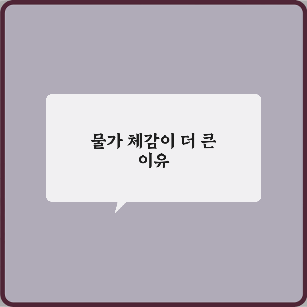 물가 오른다는데 왜 내 체감은 더 심한지 이유 체험기, 직접 살아보니 느낀 점